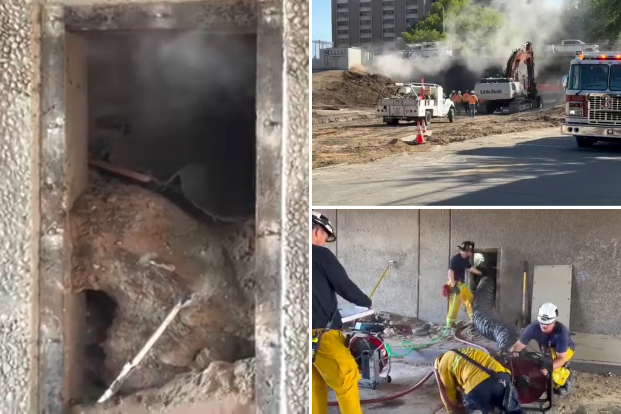 Two bodies found in underground bunker in Fresno after blaze erupted