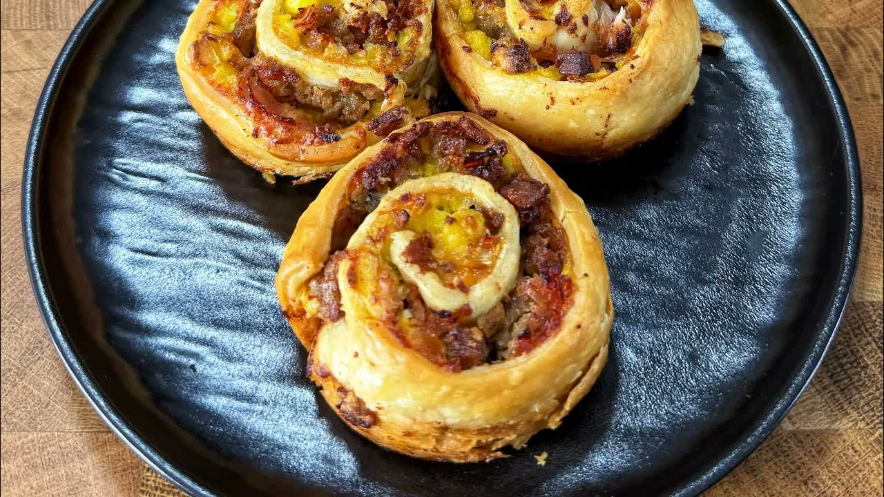 Quick and easy breakfast pinwheels with simple ingredients