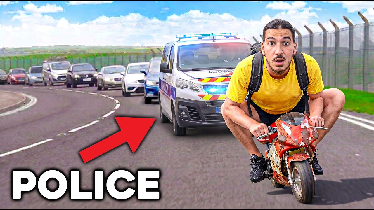 J'ai parcouru 100 km en mini moto 🏍️