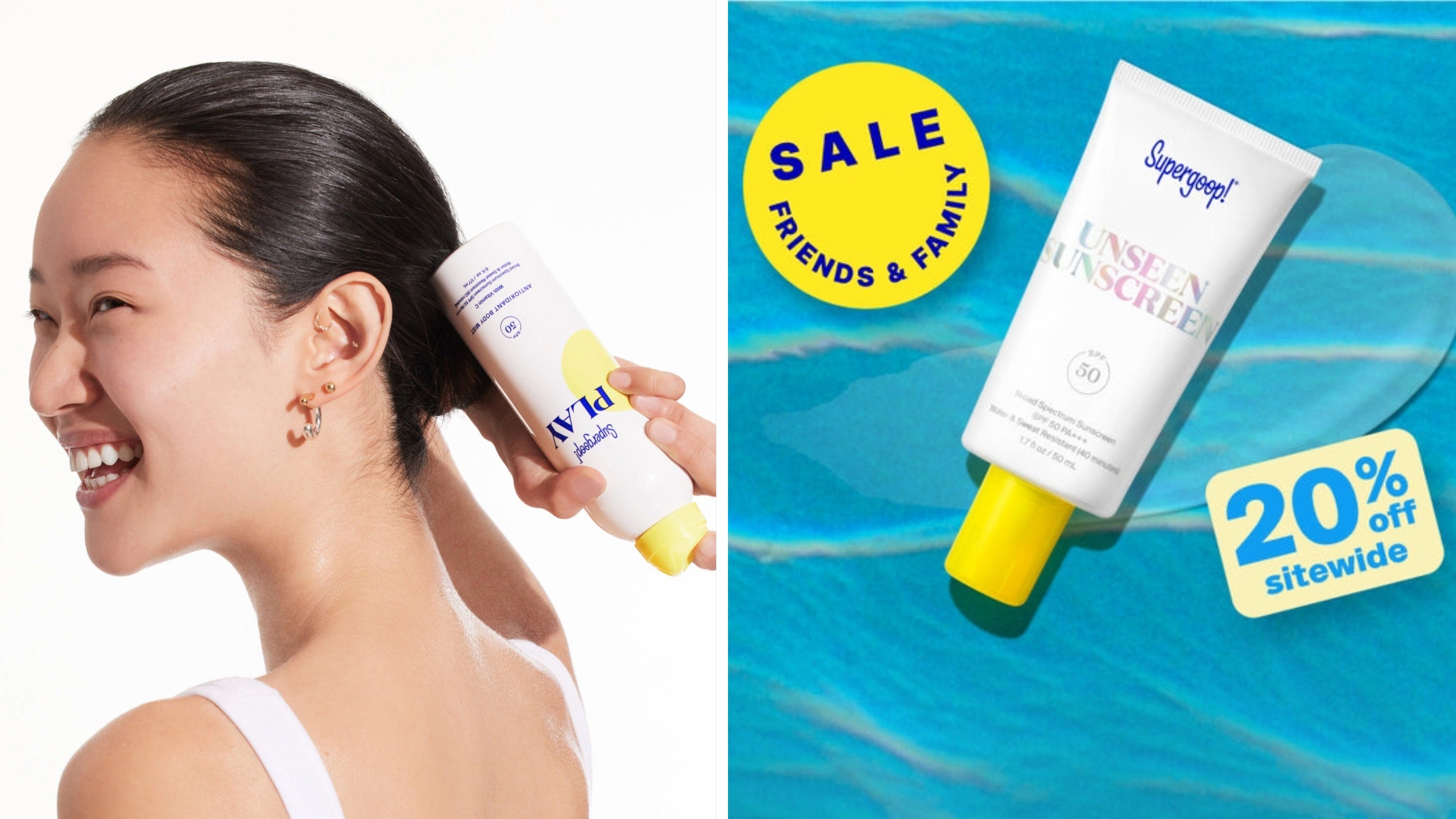Supergoop's friends & family sale is here with 20% off sunscreen
