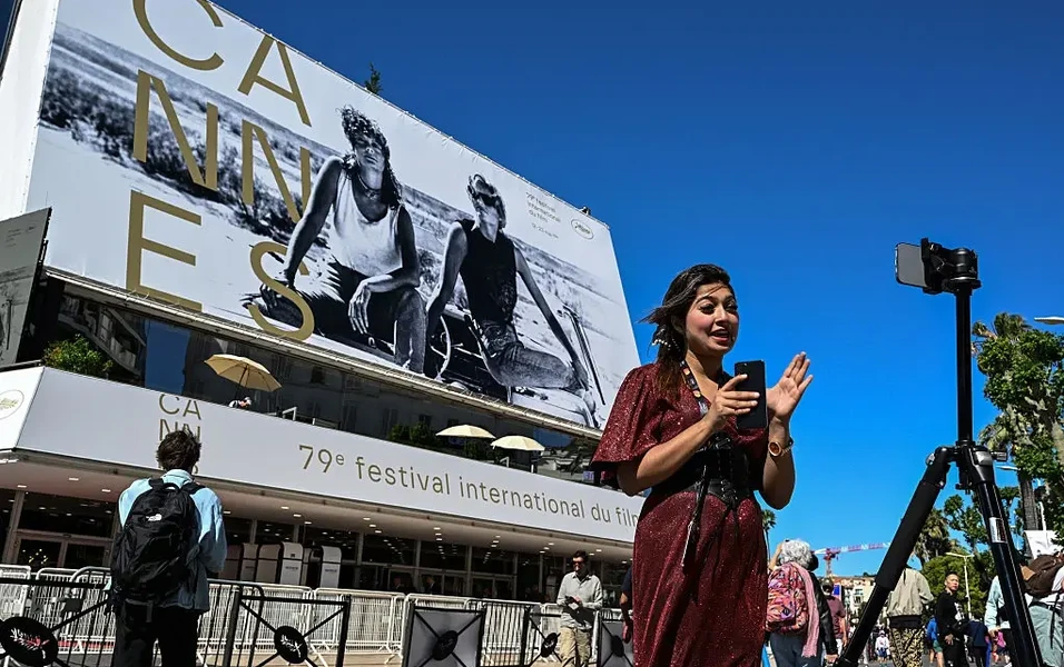 Cannes protest targets Bolloré's growing grip on French cinema