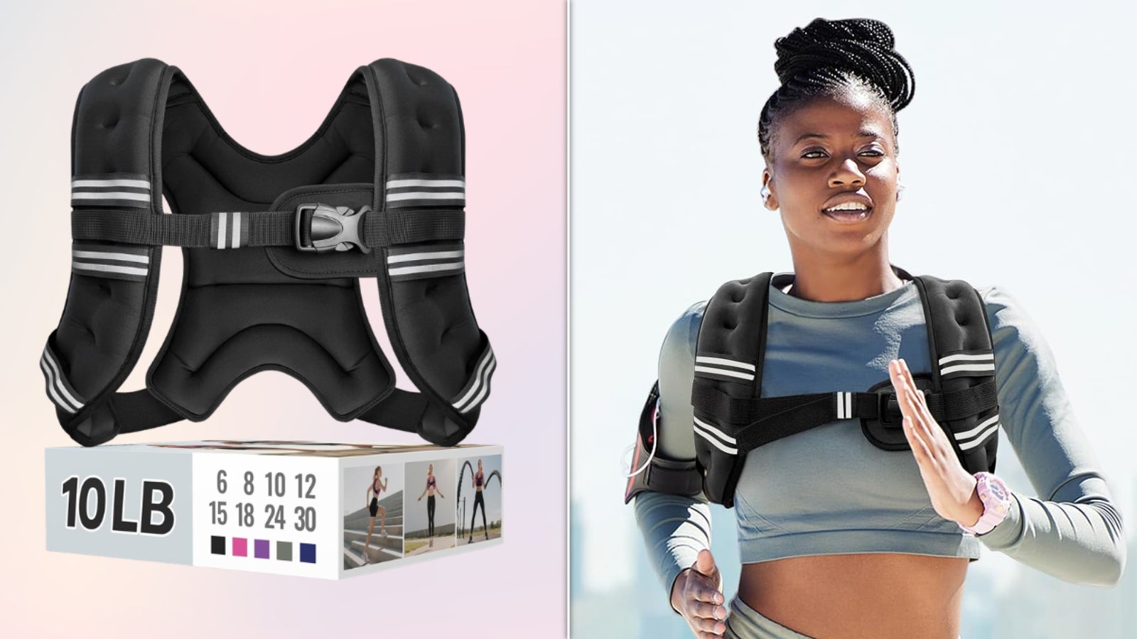 This weighted vest helps me get so much more out of my daily walks — and it's on sale for $15