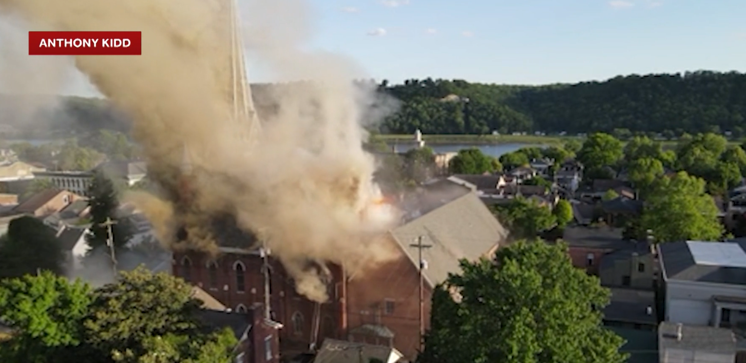 'An iconic structure': Historic church in southern Indiana suffers ...