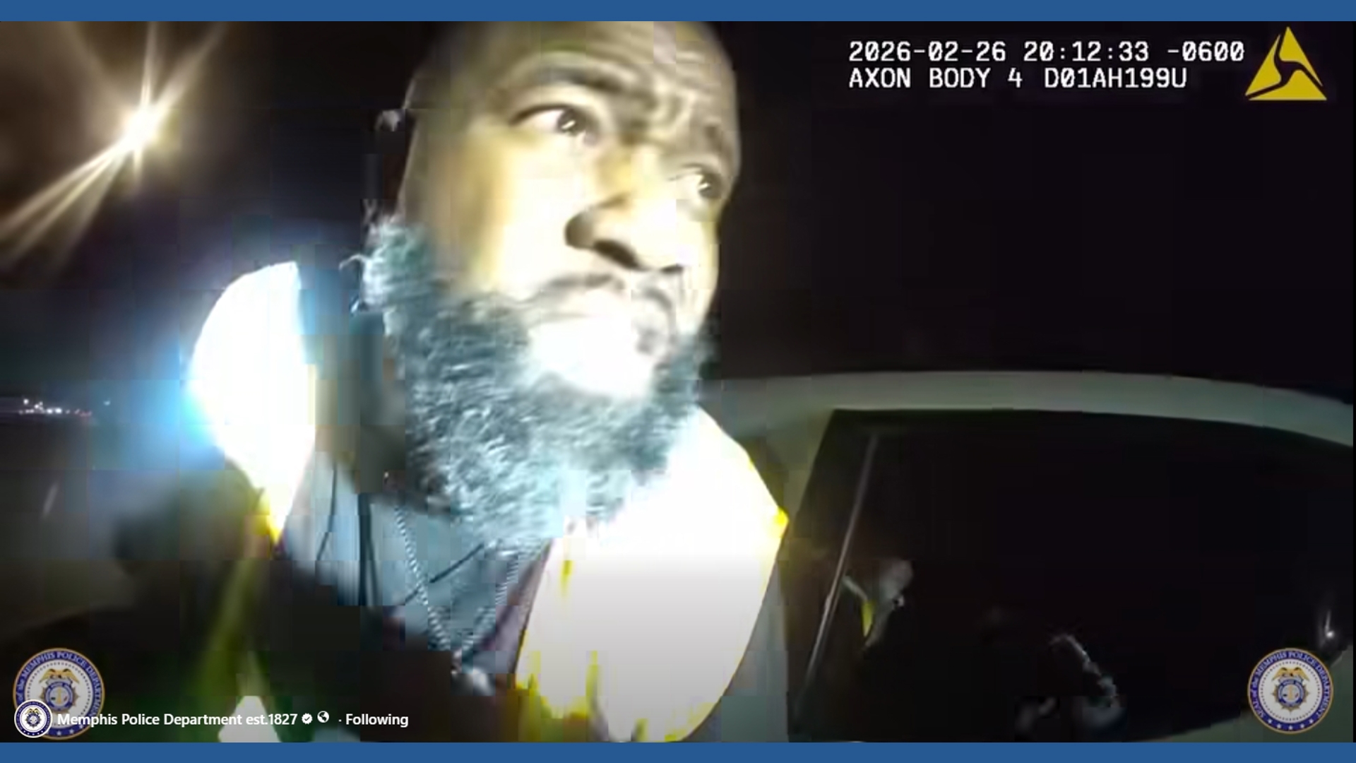 Watch | Body cam footage shows suspect shooting Memphis police officer