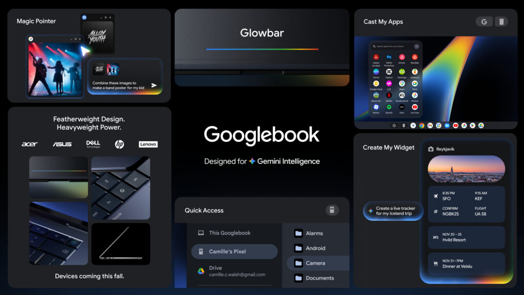 Googlebook, l’ordinateur Android qui change tout