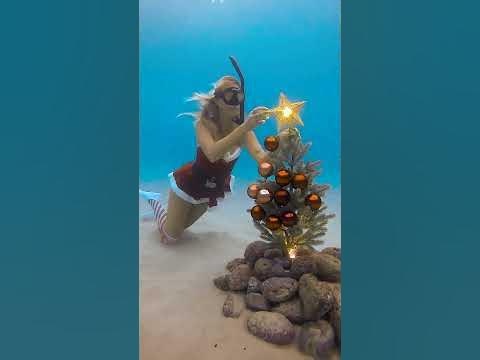 They put a tree at the bottom of the ocean