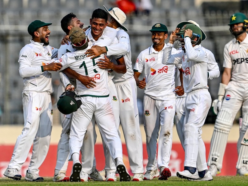Bangladesh achieve historic 1st with 104-run win over Pakistan in 1st test