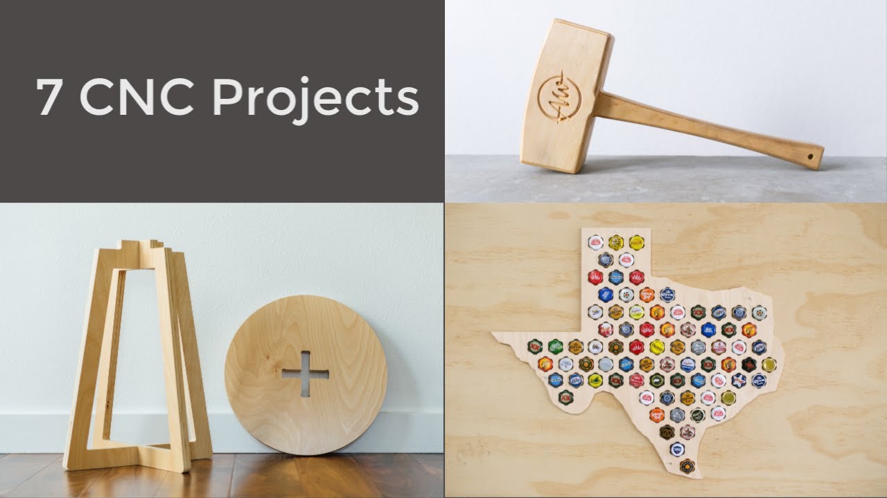 Watch 7 of my CNC projects
