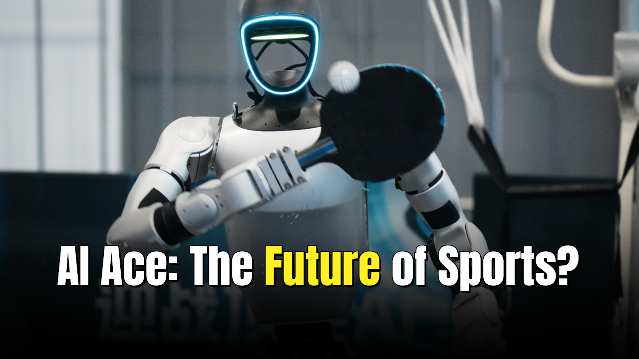 AI ping pong robot beats elite human table tennis players