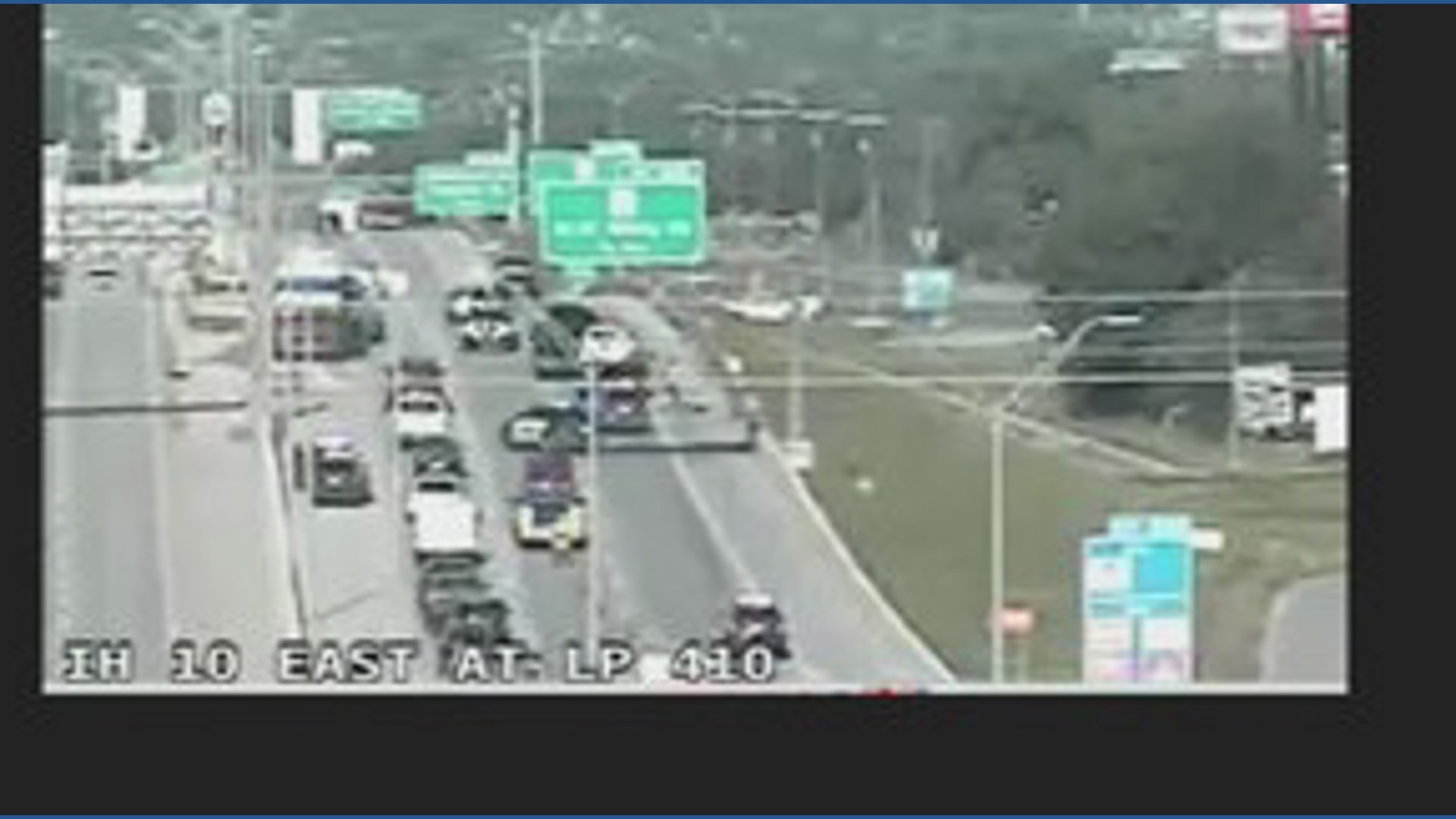 Four-vehicle crash snarls traffic on I-10 Tuesday