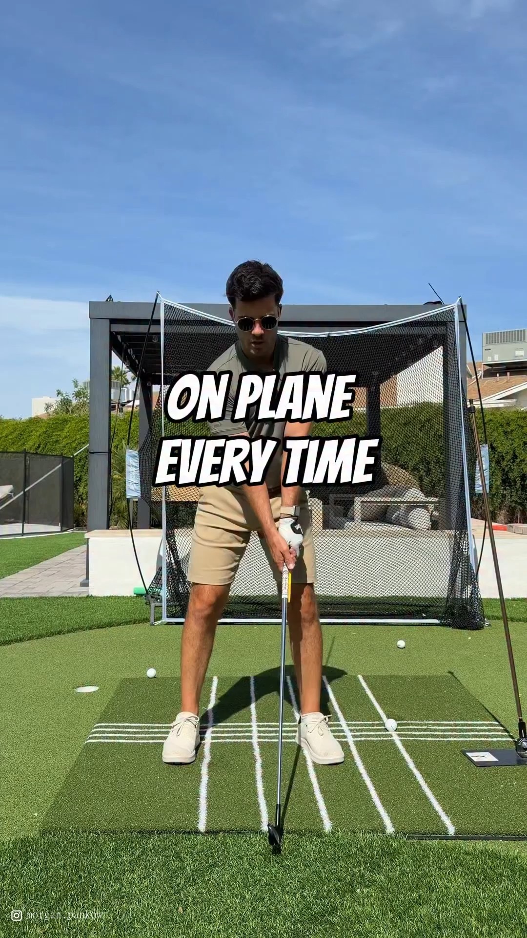 This swing mat shows your strike path instantly—no guessing, just clear ...