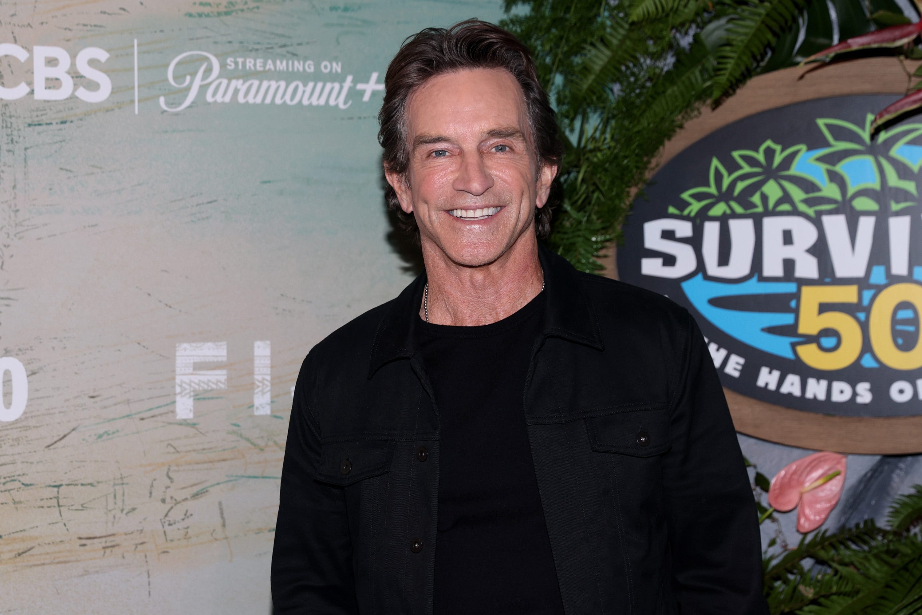Jeff Probst attends the "Survivor" Season 50 premiere screening at Hall Des Lumieres on Feb. 24, 2026, in New York City.