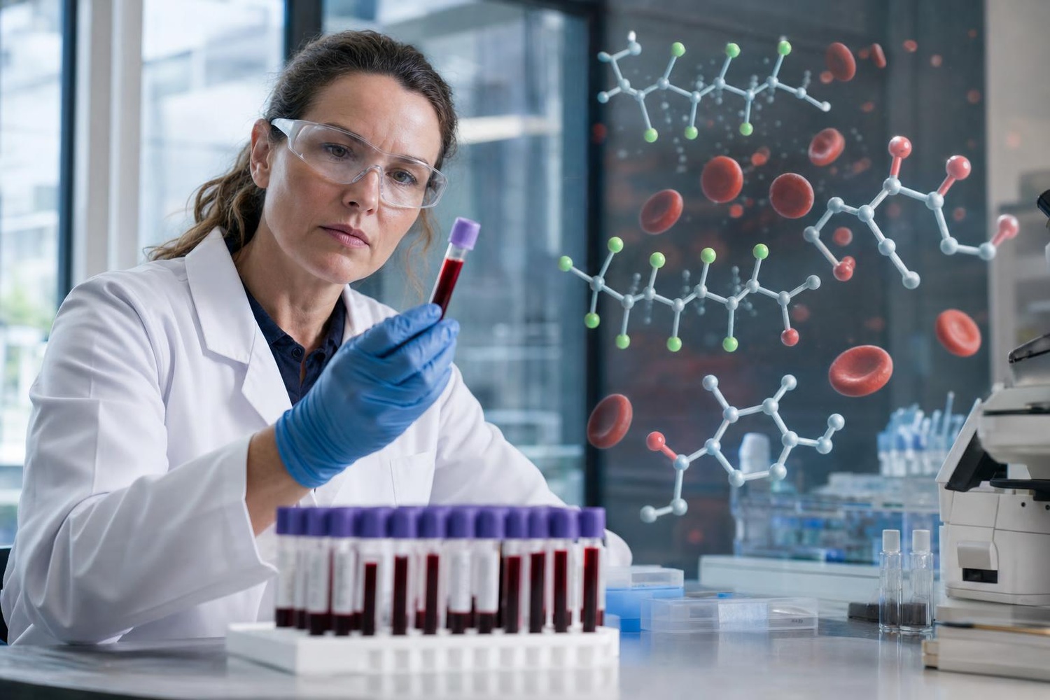 Polluants éternels : une étude révèle un cocktail toxique dans le sang ...