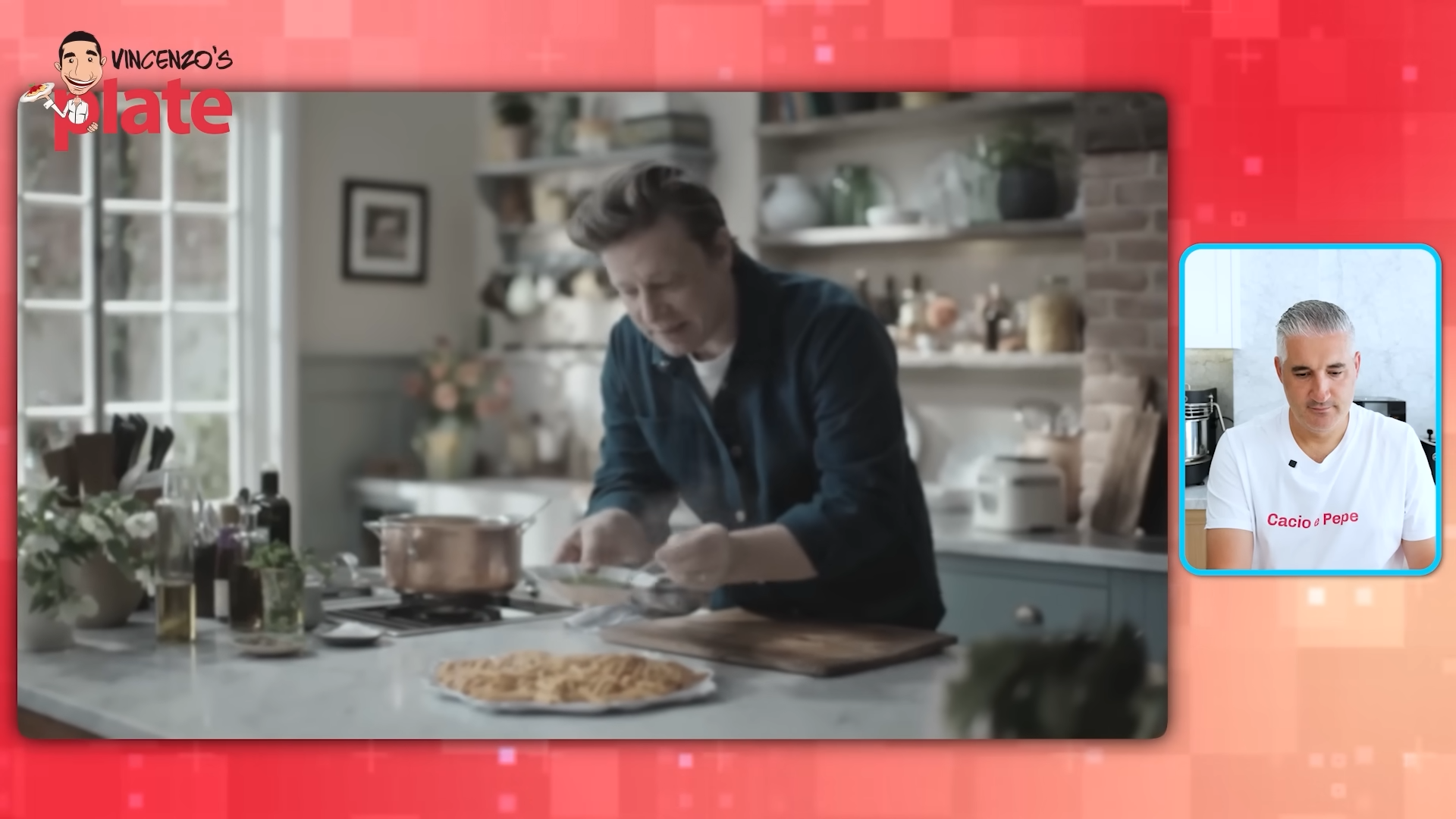 Italian chef reacts to red pepper pasta by Jamie Oliver