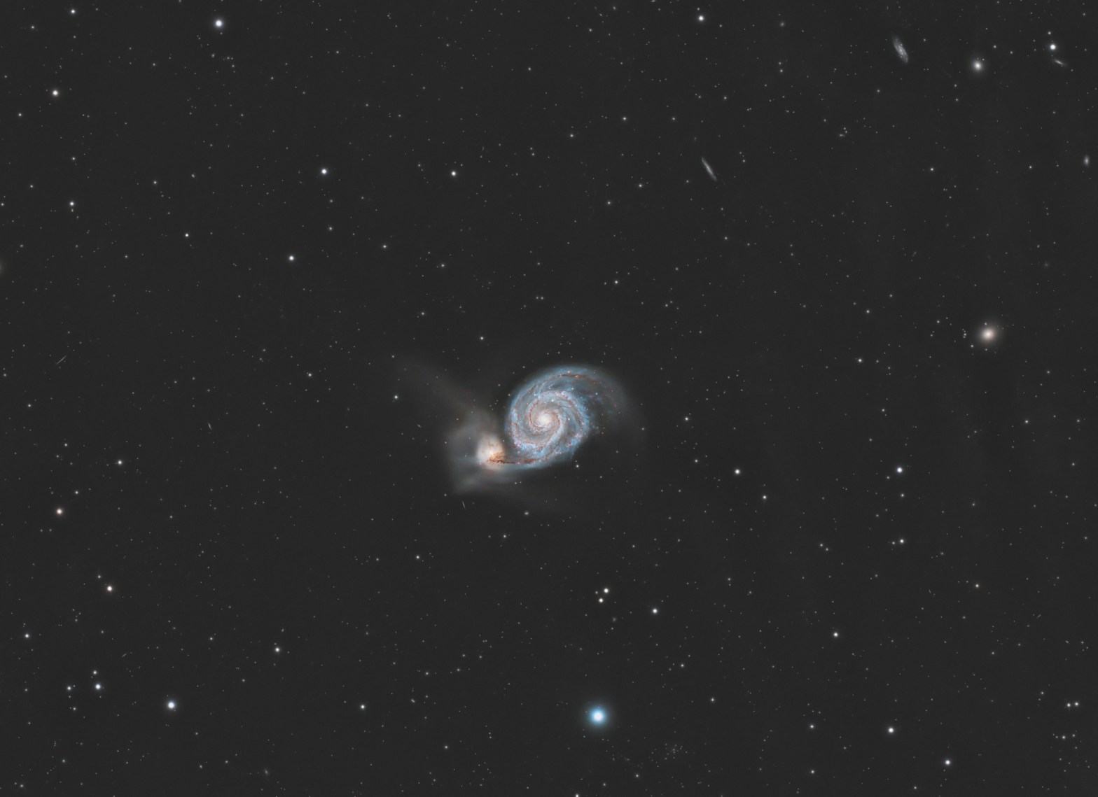Fall into the Whirlpool Galaxy