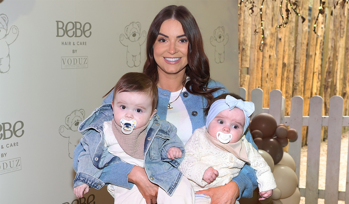 Rachel Gorry steps out with gorgeous twins Evie and Ryan at launch of ...