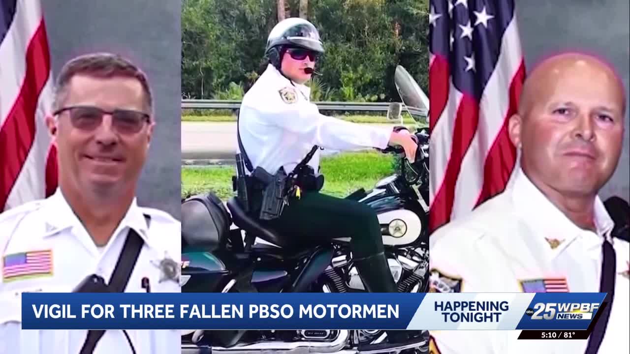 Palm Beach County vigil honors deputies killed in 2024 crash
