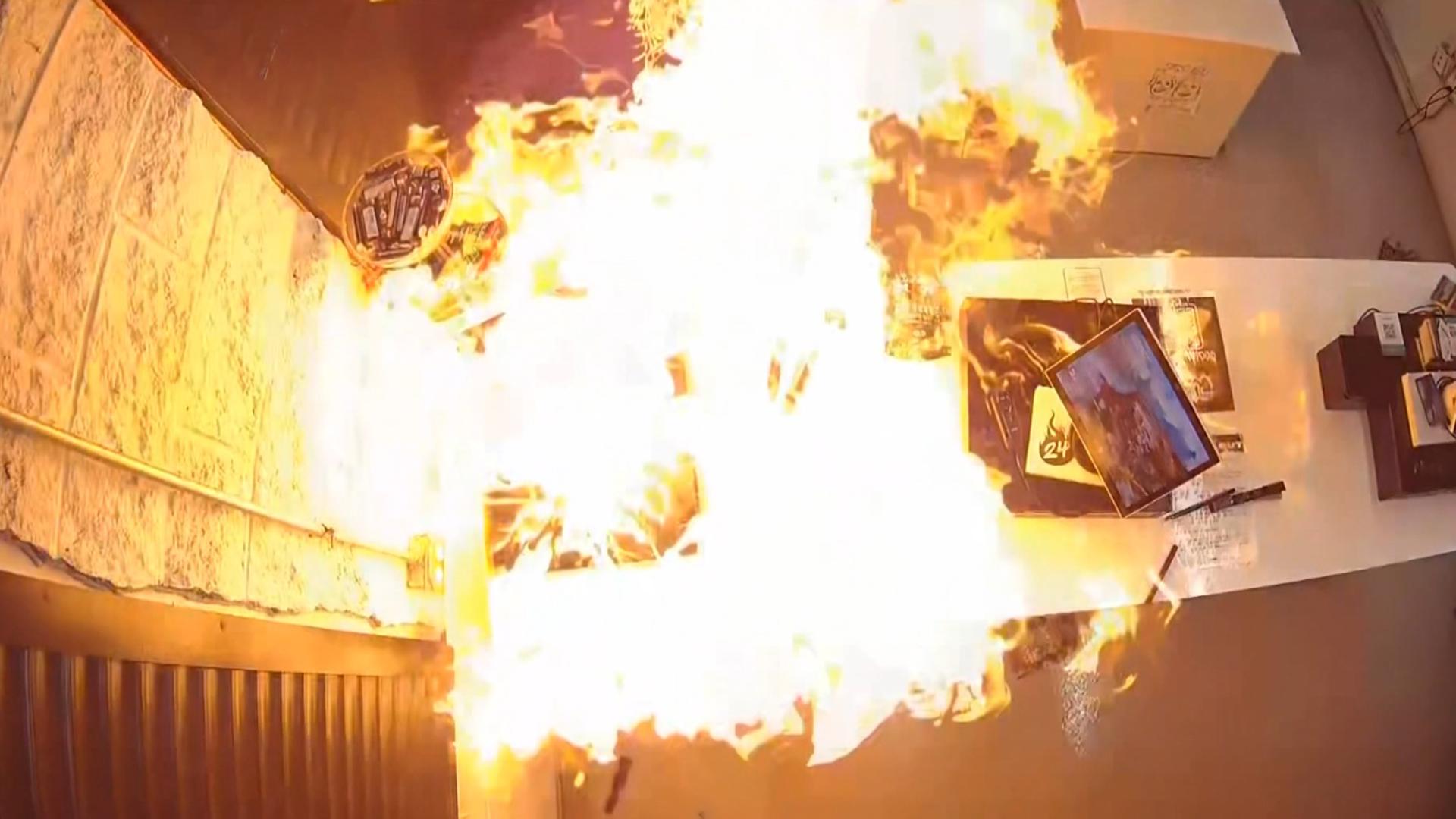 Caught on camera: Arson suspects get 'torched' after cannabis store ...