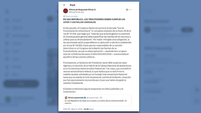 Posteo Oficina de Respuesta Oficial 12032026