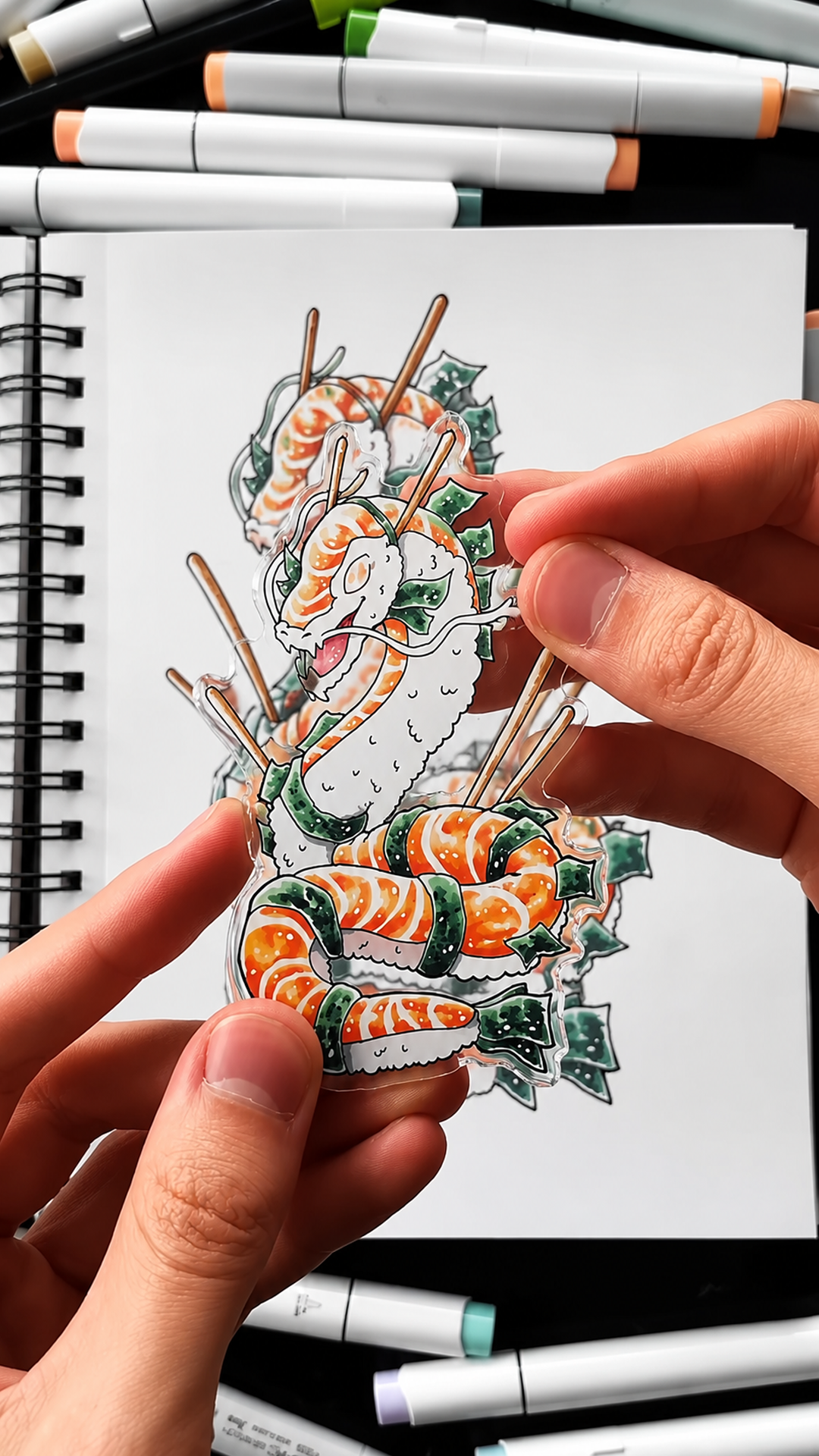 Transform your art into stunning custom keychains