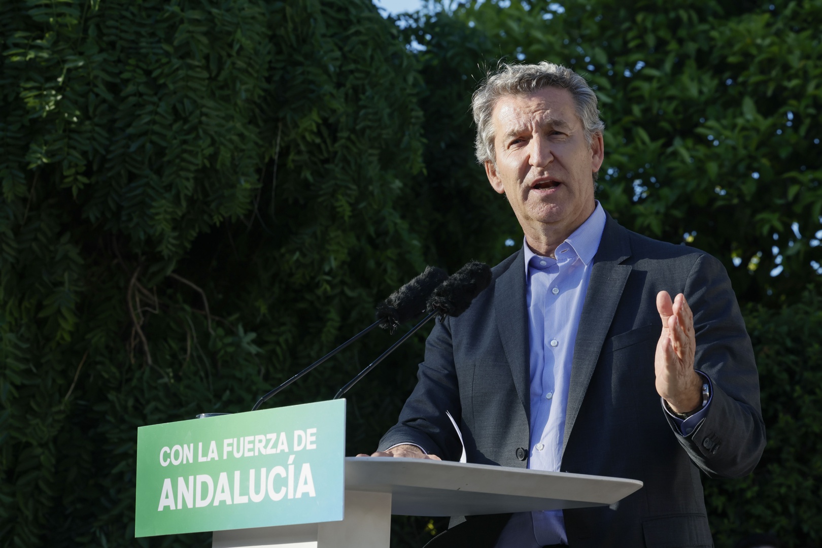 Feijóo defiende la estabilidad de Juanma Moreno frente a la "decadencia ...