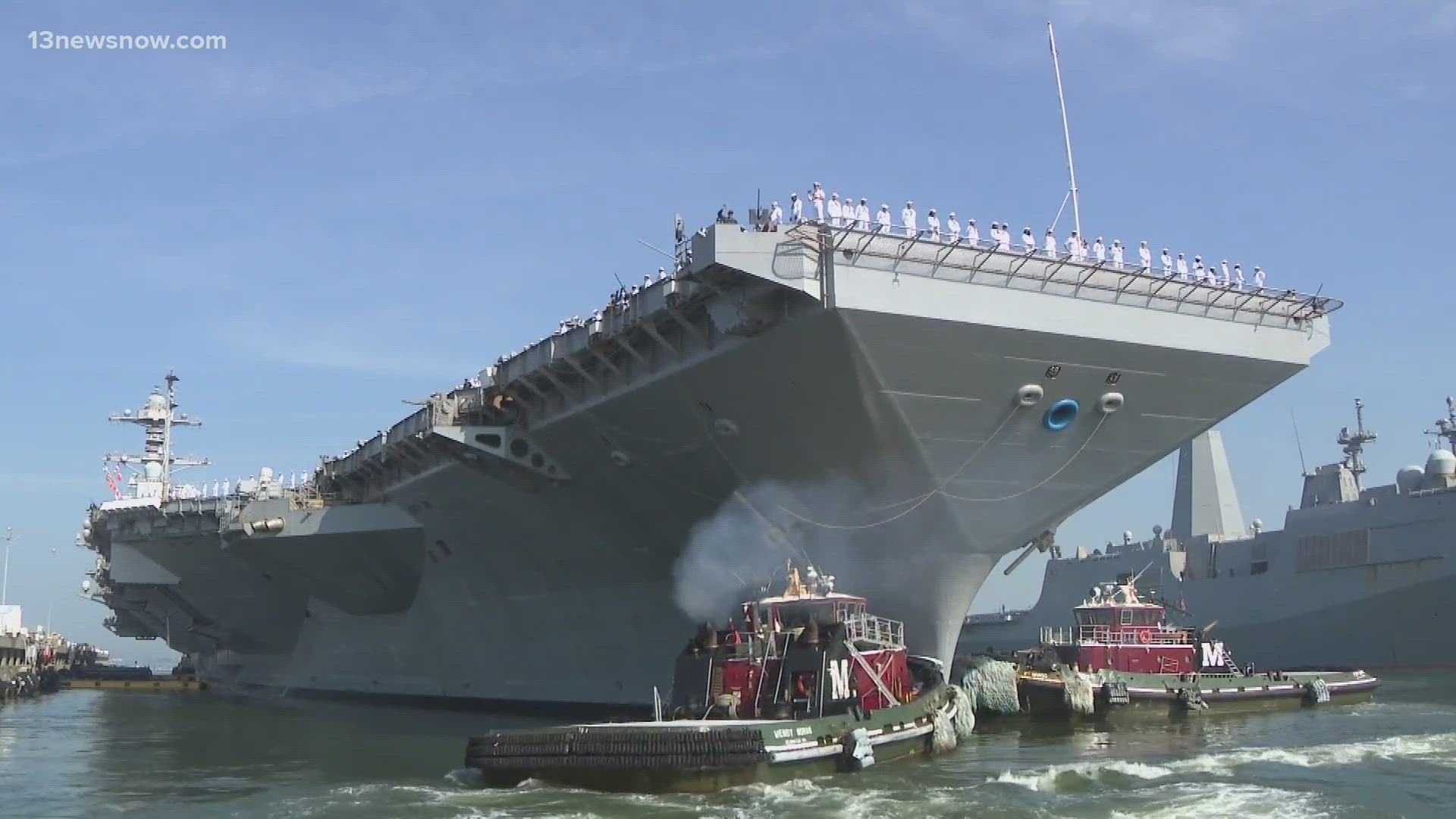Timeline of the USS Gerald R Ford's record deployment