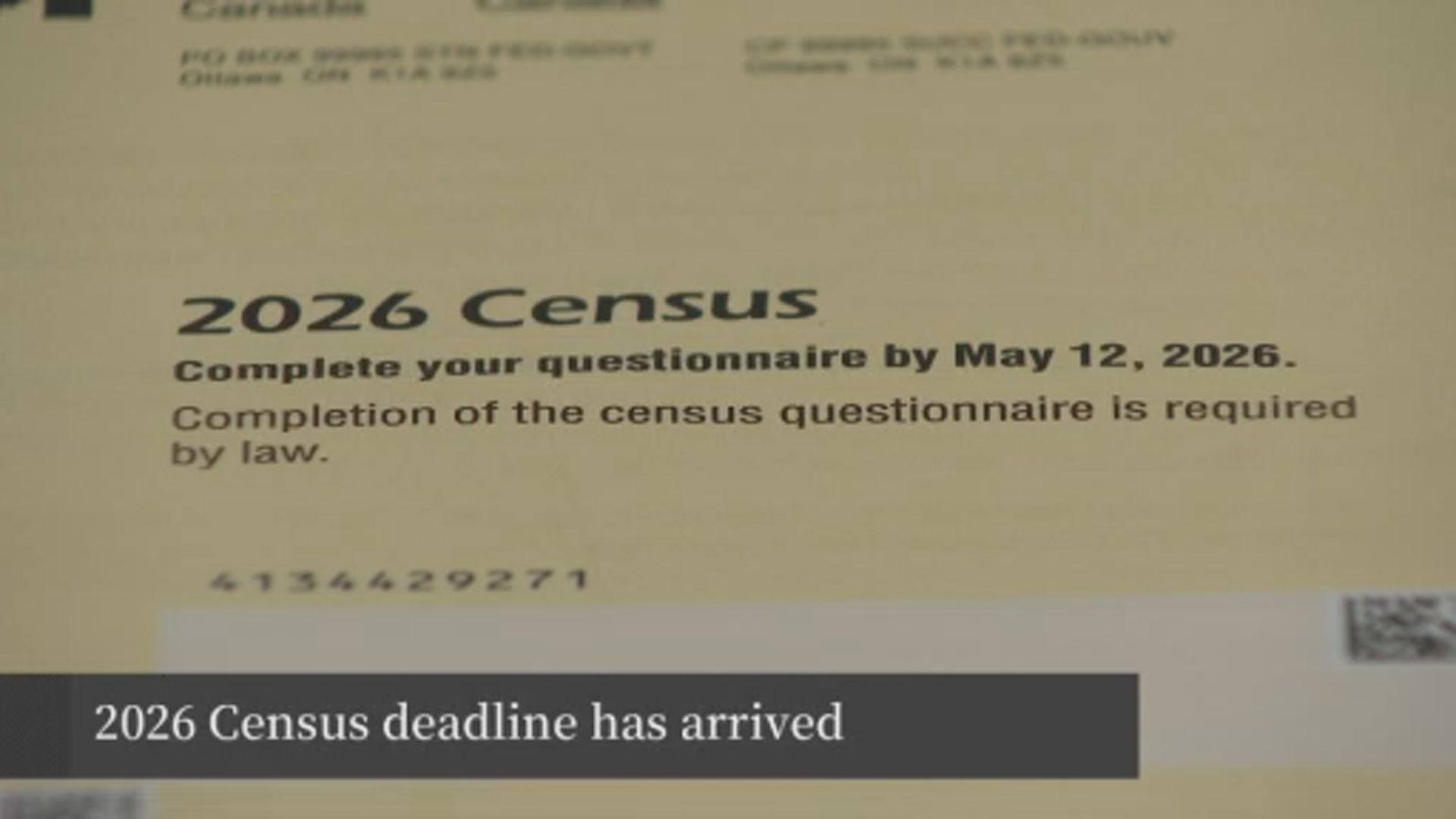 The deadline to complete your 2026 census forms has arrived