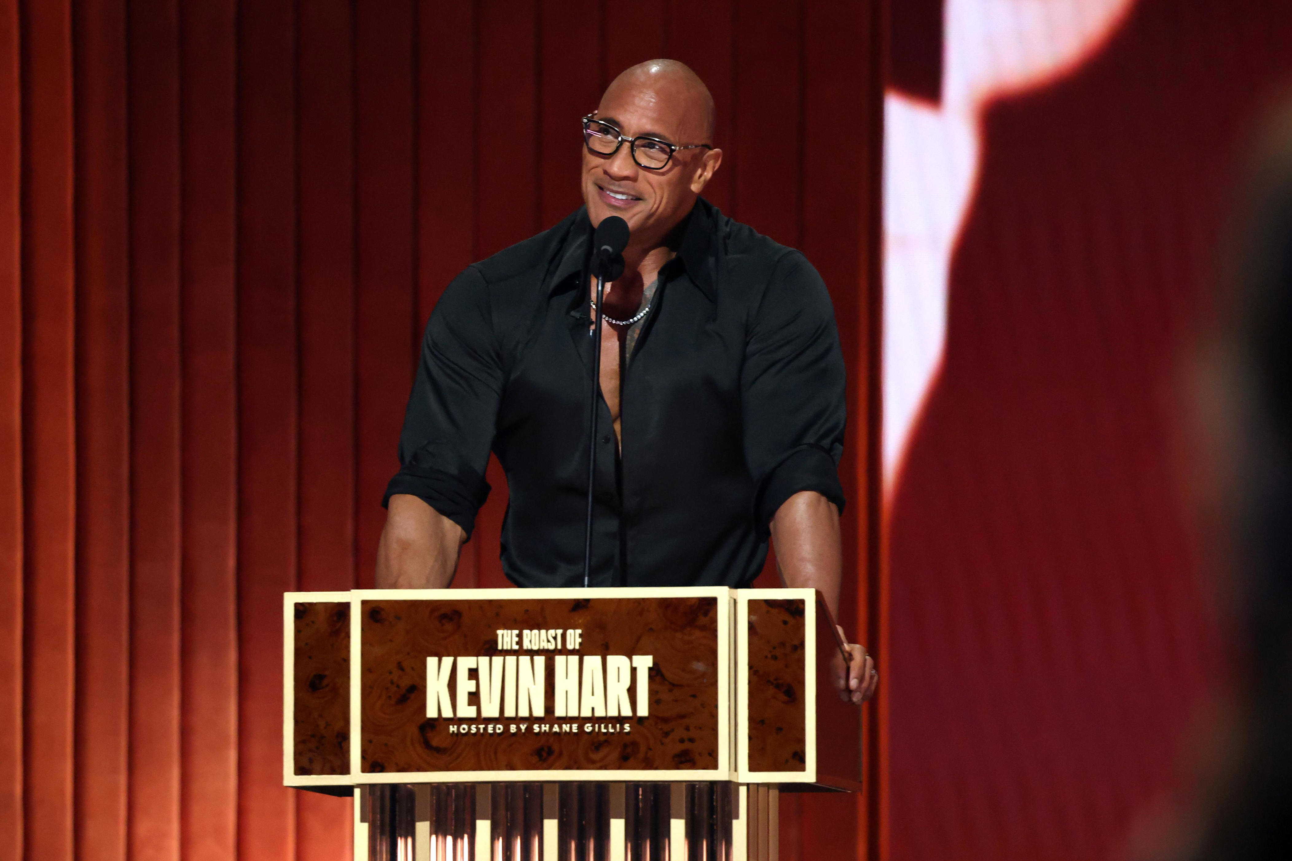 The Rock faces backlash for using R-word during Kevin Hart roast