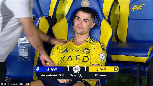 Cristiano Ronaldo left distraught after bizarre 98th-minute own goal ...