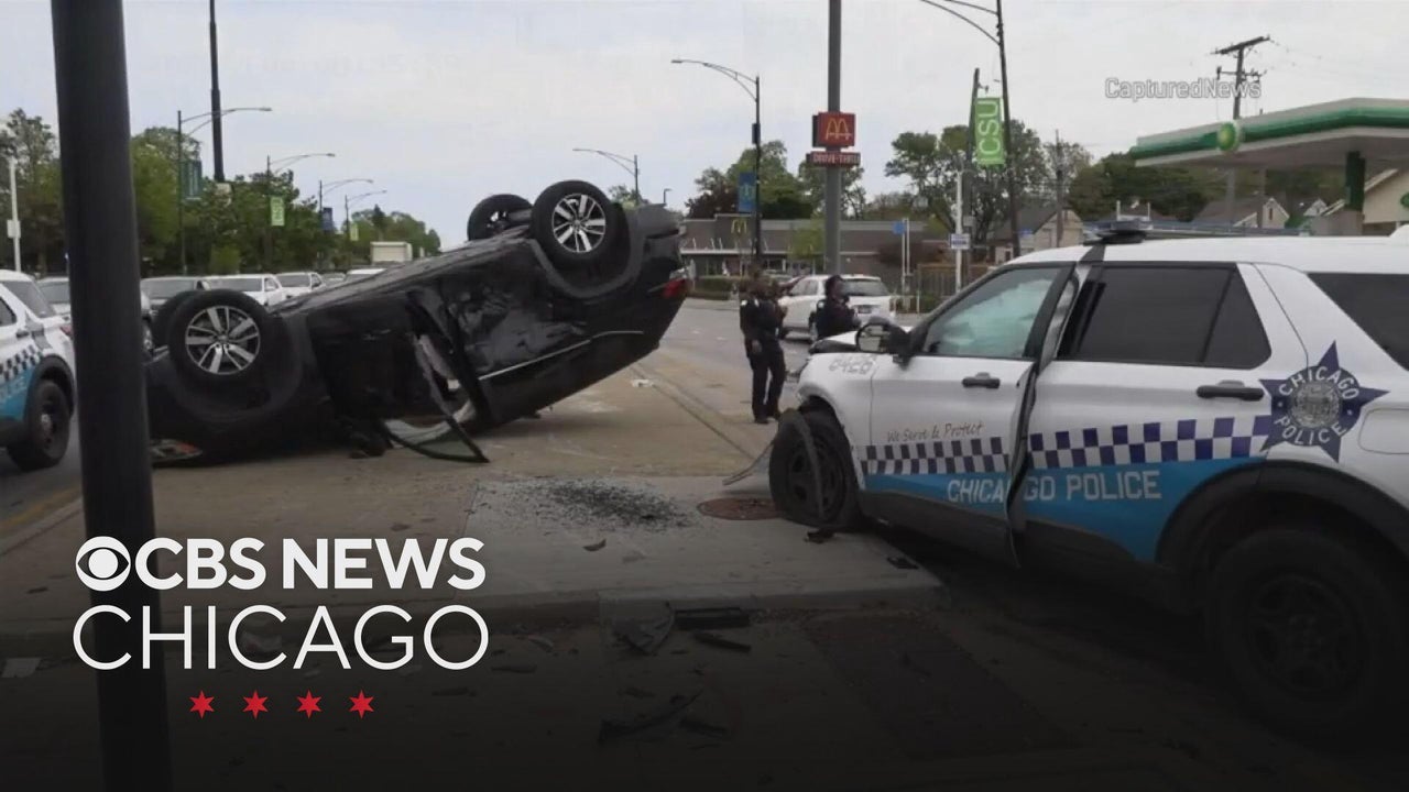 4 hurt including baby, officers in Chatham crash involving CPD squad