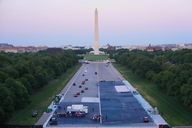 Trump administration faces lawsuit over blue reflecting pool renovation