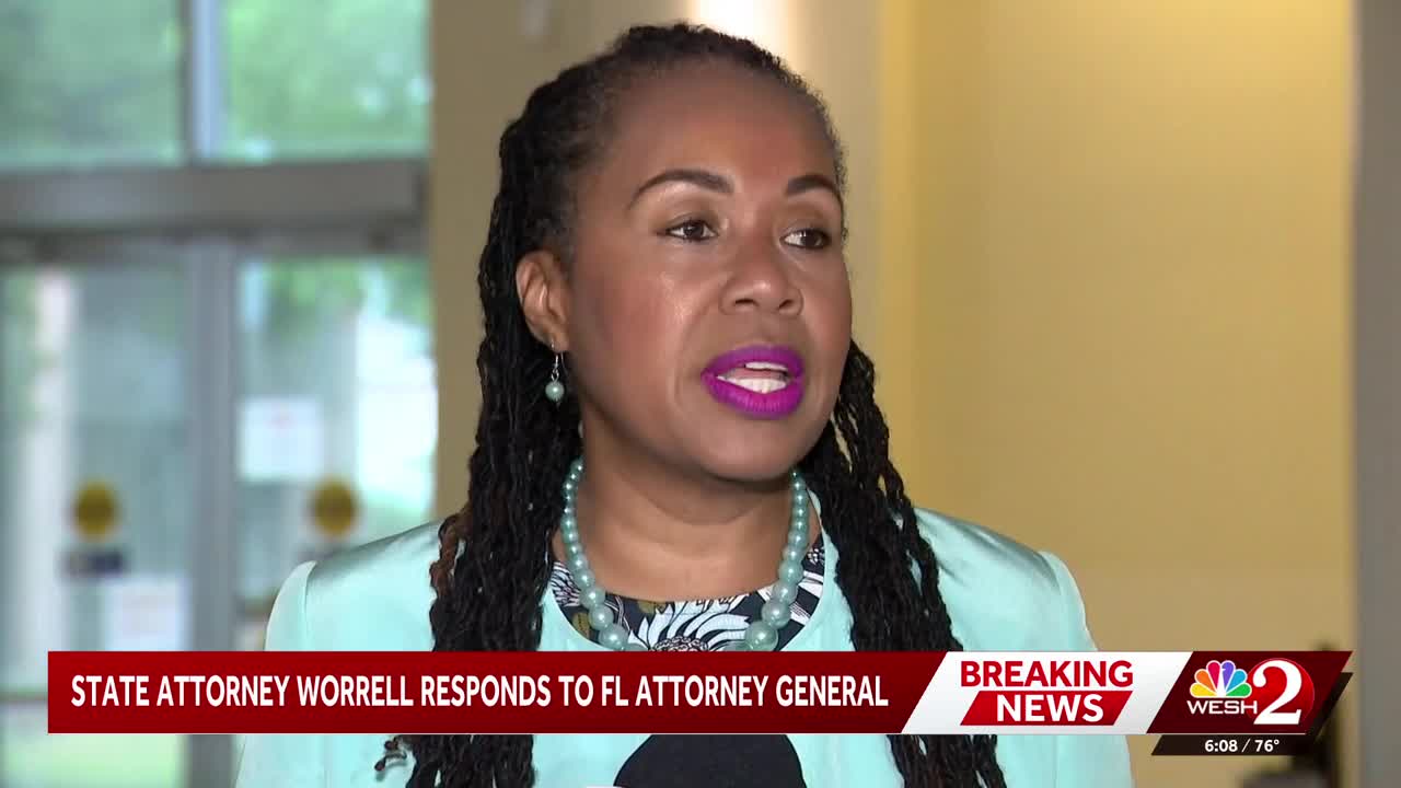 State Attorney Monique Worrell responds to Florida Attorney General ...