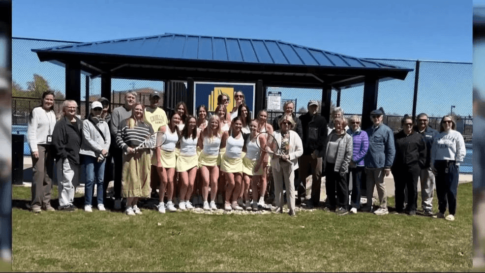 McCurdy family donation equips Cadillac student tennis program with new ...