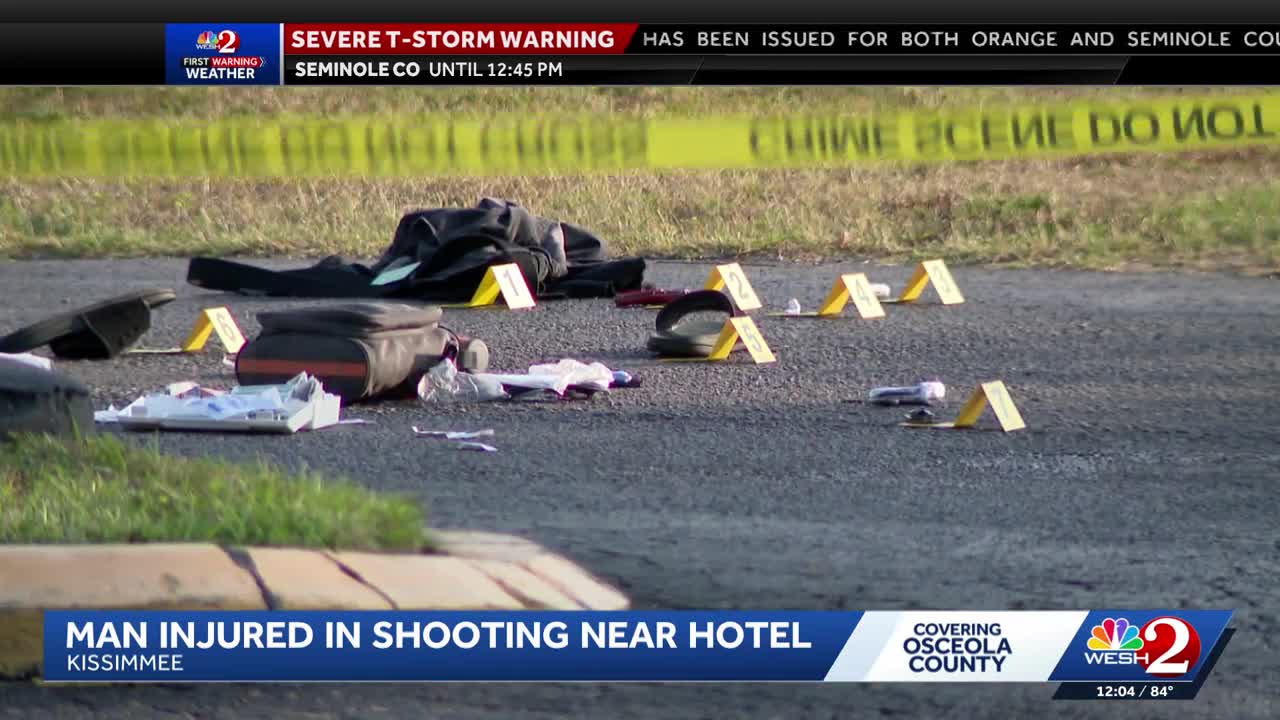 Man in critical condition after shooting near Kissimmee hotel, deputies say