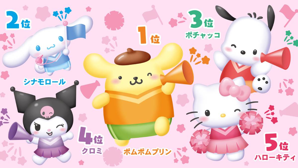 Pompompurin tops Sanrio character ranking 2026 interim results