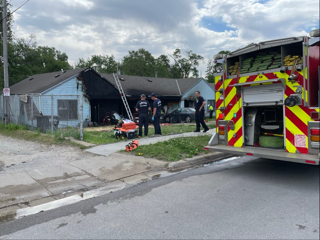 Nine displaced, one sent to hospital after South Omaha house fire