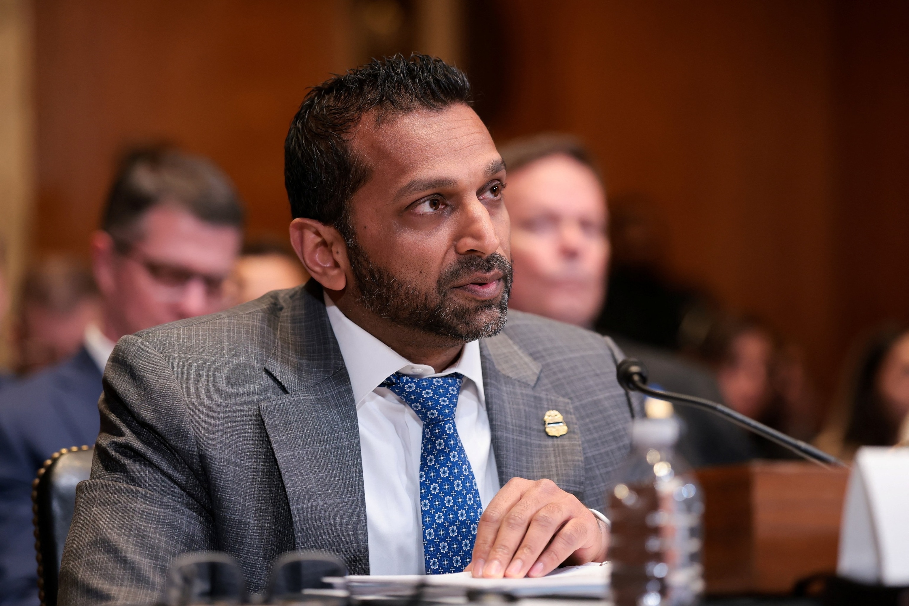 FBI director Kash Patel denies drinking allegations during Senate ...