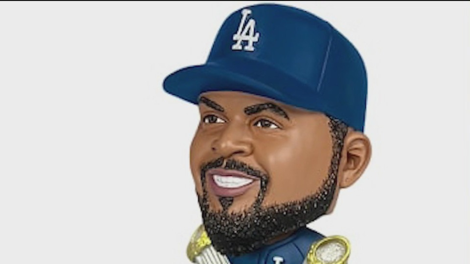Ice Cube bobblehead giveaway happening at Dodgers game