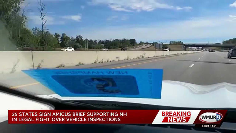 25 states file brief in support of New Hampshire in fight over vehicle ...