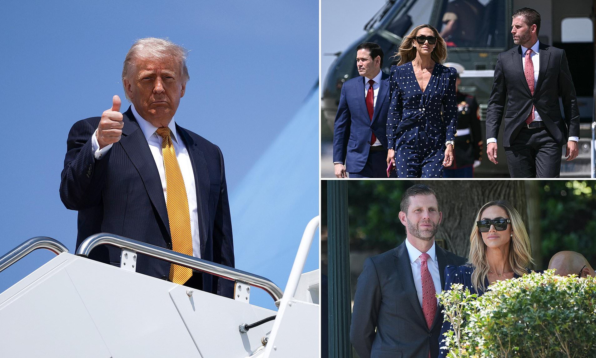 Trump is airborne to China without Melania to face high-stakes summit ...