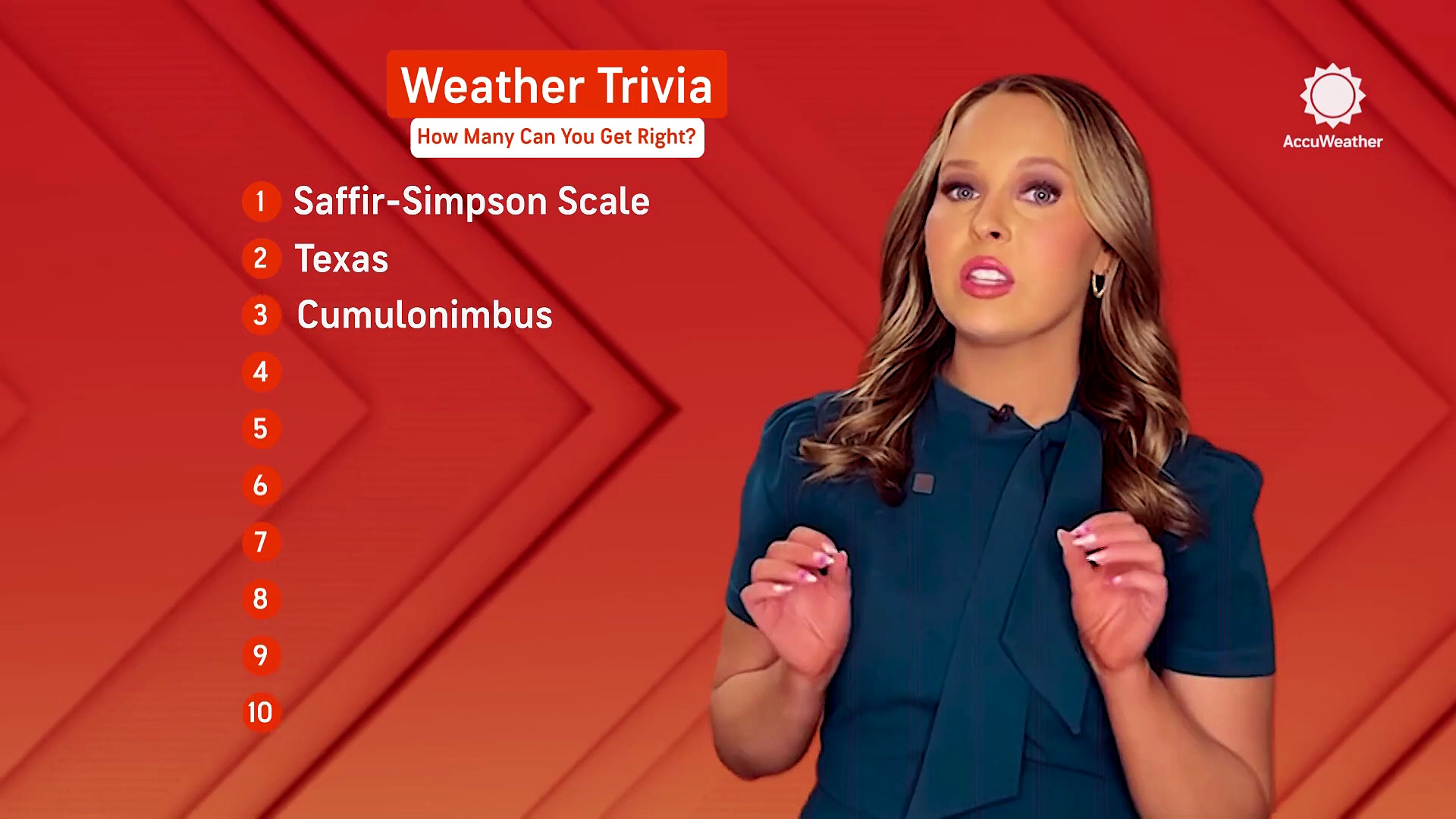 Weather trivia: How many can you get right?