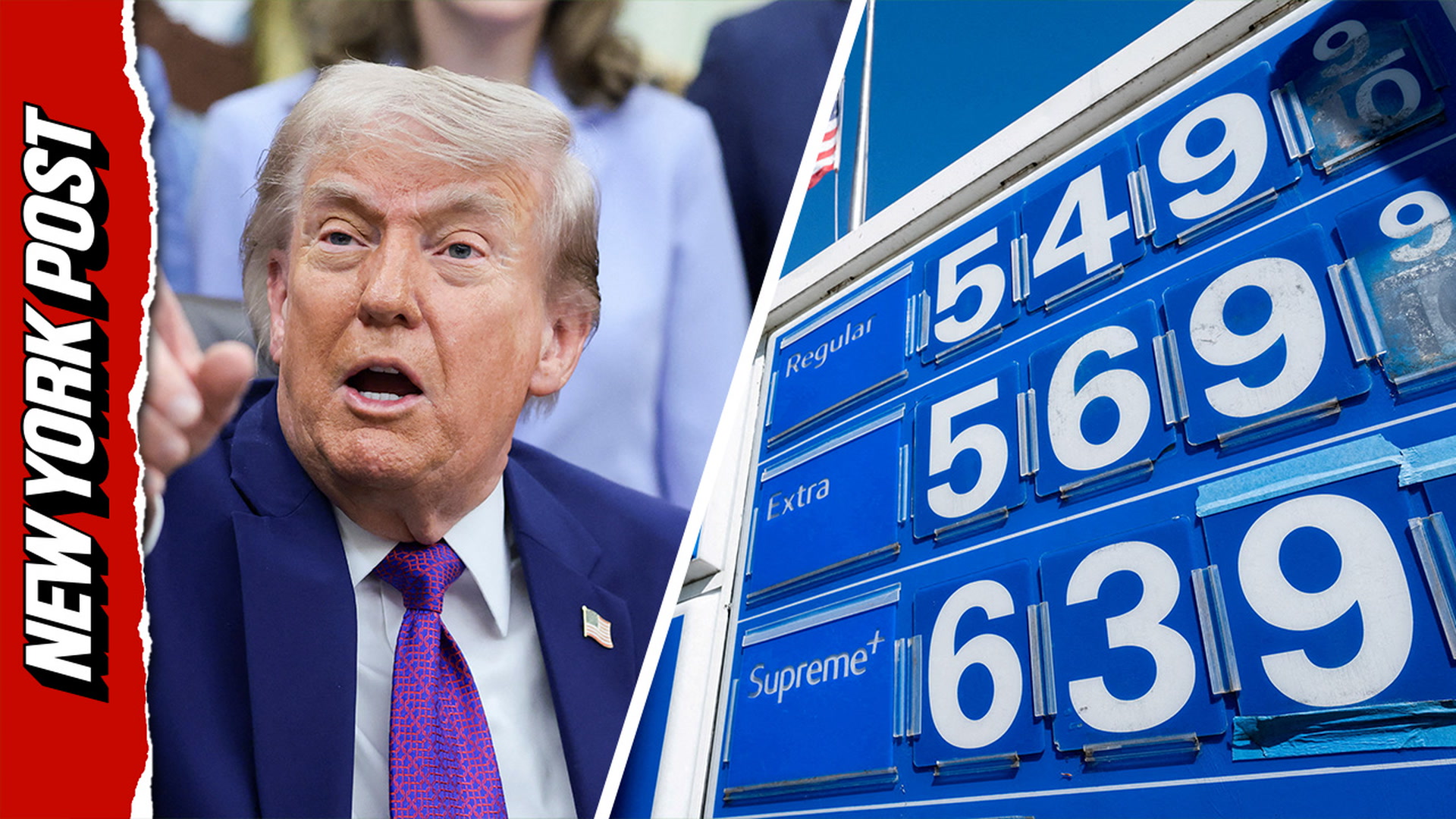 Trump targets gas tax cut as Iran war drives fuel prices up