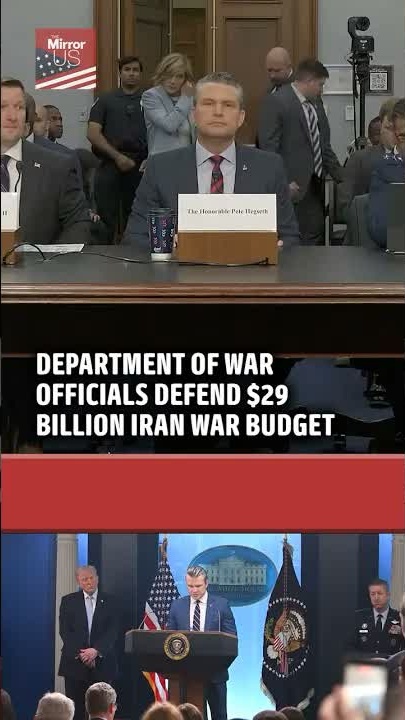 Hegseth and others defend $29 billion Iran war cost