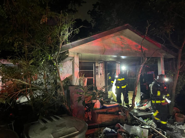 One hospitalized after Escambia County house fire