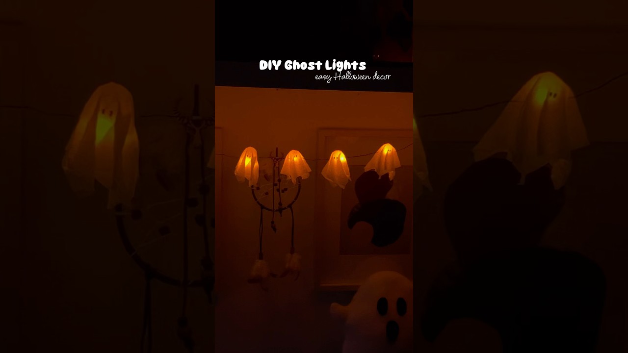 DIY ghost lights 👻