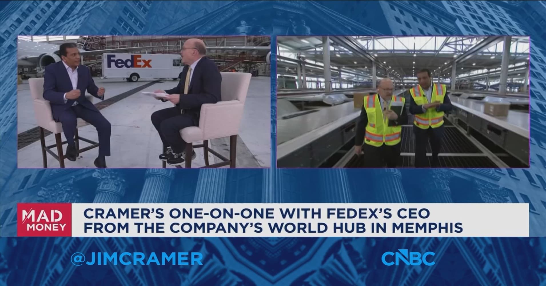 FedEx CEO Raj Subramaniam goes one-on-one with Jim Cramer