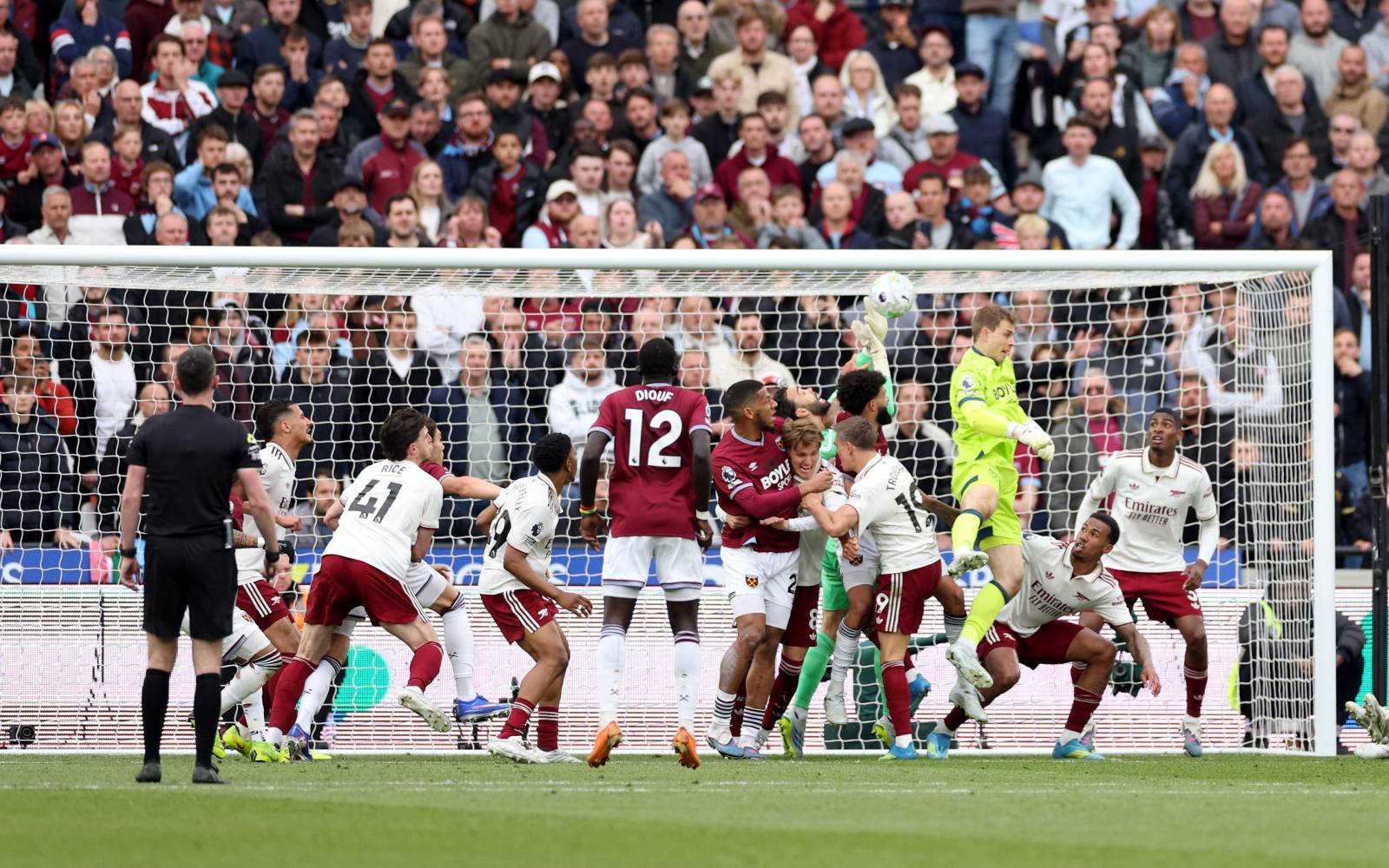 Referees’ chief backs decision to disallow Hammers goal vs Arsenal