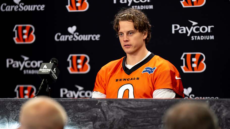 Joe Burrow reacts to Bengals international matchup vs Falcons in Madrid ...