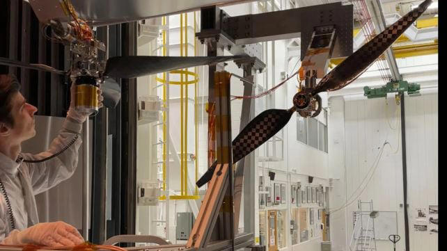 NASA's next-gen Mars helicopter rotors have broken the sound barrier in ...
