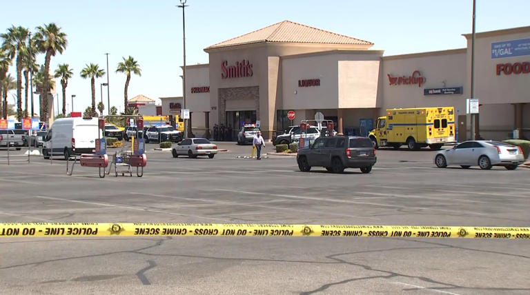 Husband, wife killed in Las Vegas grocery shooting, suspect held down ...